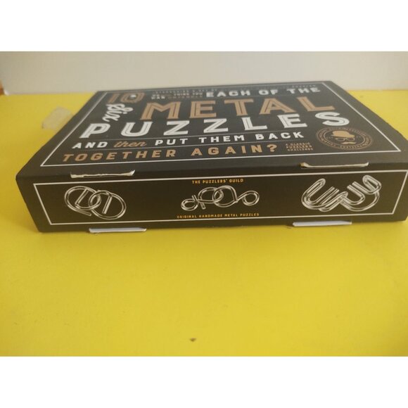 Six Metal puzzles by IQ Original Hand Made Puzzles - Picture 2 of 5